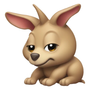 twitch emoji aardvark coding on a computer cute  sticker