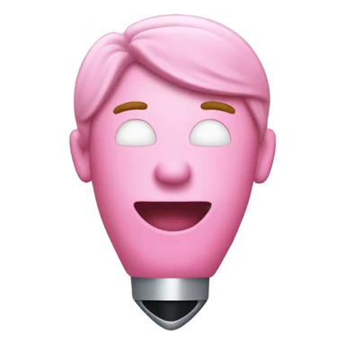 Un tampón rosa sticker