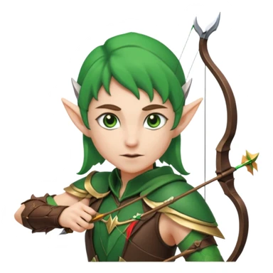 Elf Archer sticker