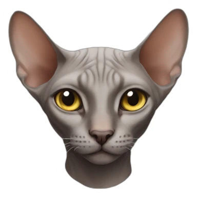 Sphinx Cat head reality sticker