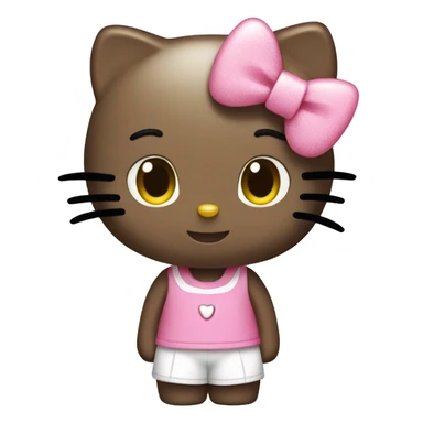 hello kitty posing sticker