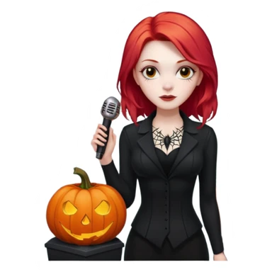 Chris motionless  🕸🦇🎃🥀⚰️🖤🪦🎶🎤👩‍🦰 sticker