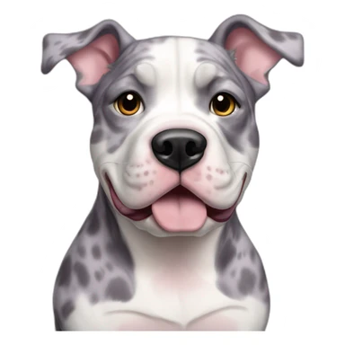 Lilac tri Merle pocket bully sticker