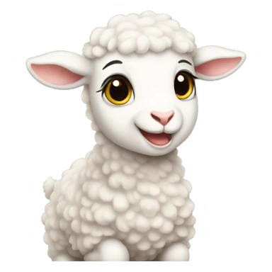 Baby lamb  sticker
