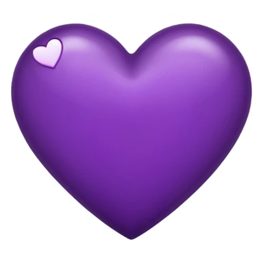 dark purple heart sticker