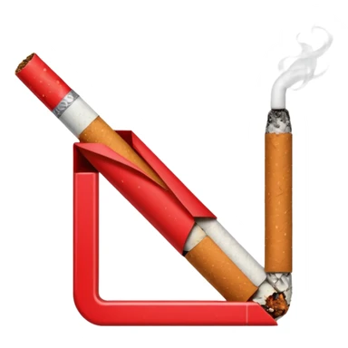 anti smoking sign sticker