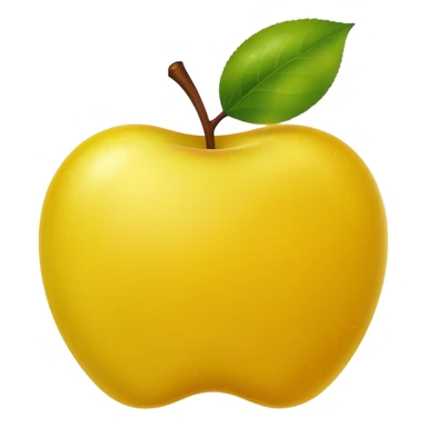 Yellow version of green apple sticker