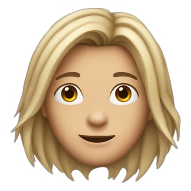 a character, half-cat half-spider sticker