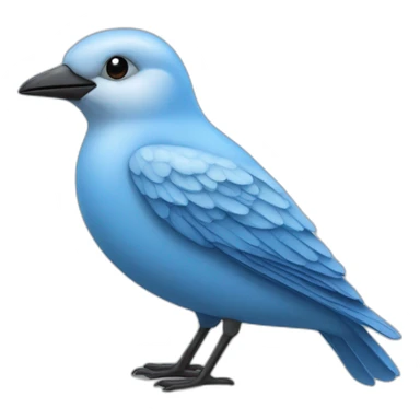 pieuvre bleu clair sticker