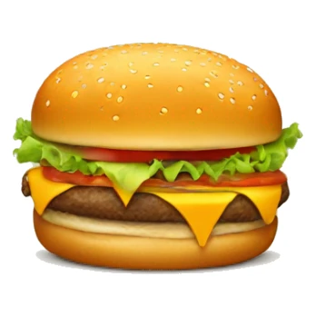 cheese burger sticker