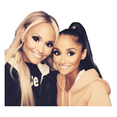 Kristin Chenoweth and Ariana grande  sticker