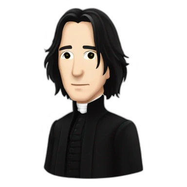 elegant severus snape alan rickman sticker