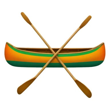 A sprint canoe sticker