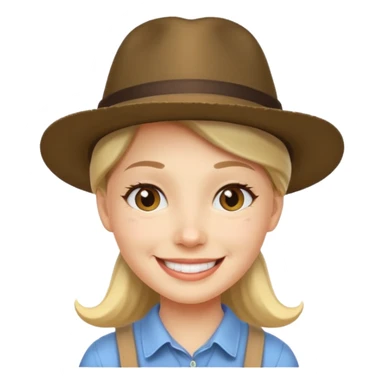 Where’s waldo emoji with hat sticker