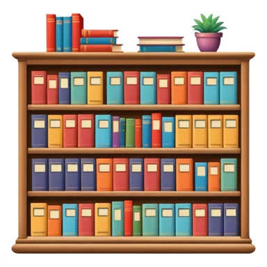 aestetic bookshelf y2k style sticker