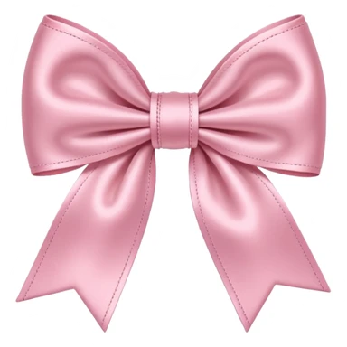 Baby pink bow sticker