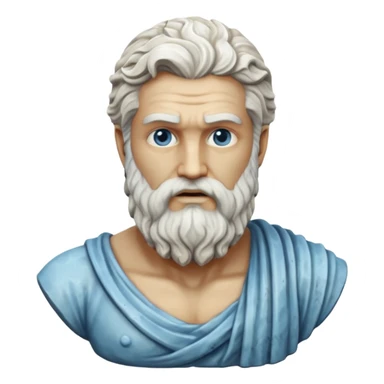 Bust of Poisedon sticker