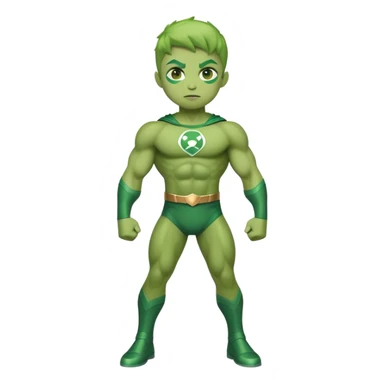 Super hero hulk kid full body sticker