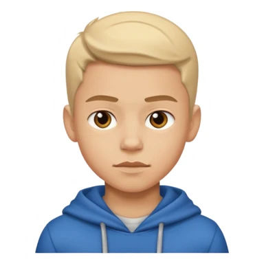 a boy who is cool and strong sticker