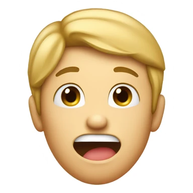 blushing with finger i between teeth sticker