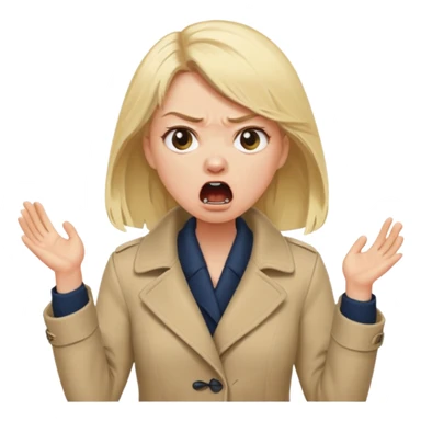 a karen mom yelling at somebody that wont take their dog out sticker