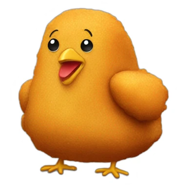 one big chicken nugget sticker