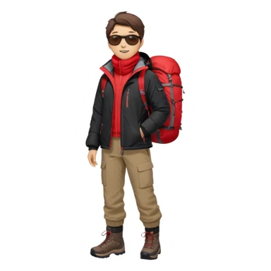 남미 여행에 가는 한국인의 전신을 그려줘! 바로 하이킹 갈 수 있을 정도로 잘 입은!

상체

🧥 방풍·방수 재킷 (고지대·우유니 필수)

👕 얇은 레이어드 2~3벌 (일교차 대비)

하체

👖 편한 바지(청바지 X, 스트레치 추천)

신발

👟 접지력 좋은 운동화 (마추픽추 필수)

🥾 우유니: 방수 신발 or 장화

악세사리

🧣 넥워머·모자 (아침/저녁 체감 -5~10도)

🕶️ 선글라스 (우유니·사막지역 눈부심 강함)

활짞!!!!!!!!!!!!!!! 웃고있게해줭
너무 두꺼웡 옷이 sticker