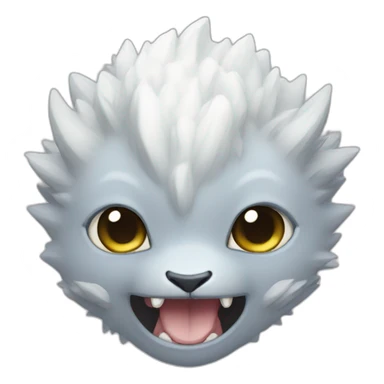 baby mountain Digimon creature sticker