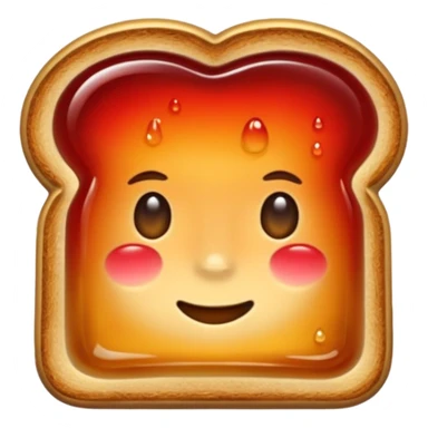toast with jelly sticker