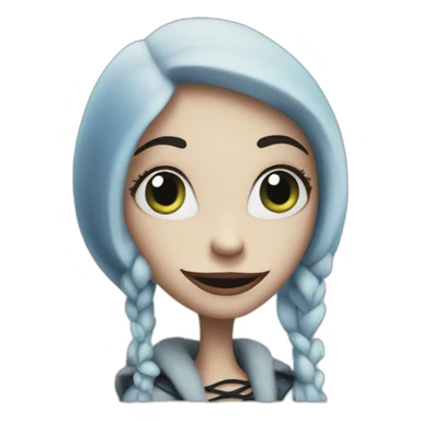 Sally from The Nightmare Before Christmas sticker