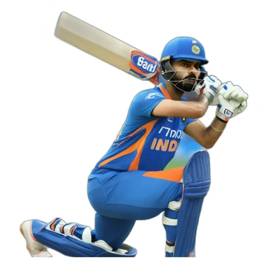 Virat Kohli batting sticker