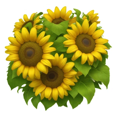a sunflower crown  sticker