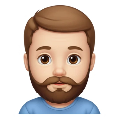 bearded baby sticker