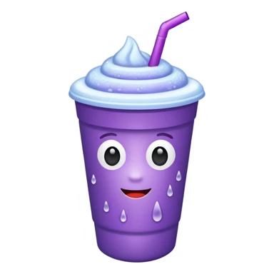 purple drink in Styrofoam cup sticker