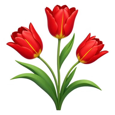 beautiful tulips sticker