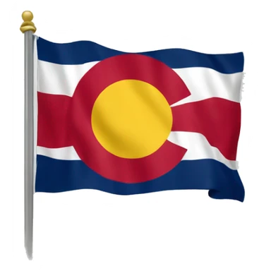 colorado flag sticker