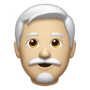 Chat blanc avec à tache noir sticker