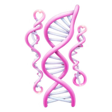 i want pink dna sticker