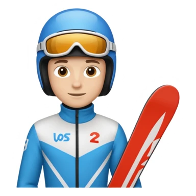 chce motikona skoczka narciarskiego jak w dsj2.pl z gry deluxe ski jump 2  sticker