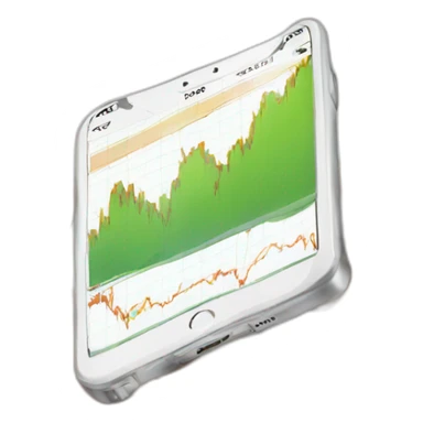 stock market iphone sticker