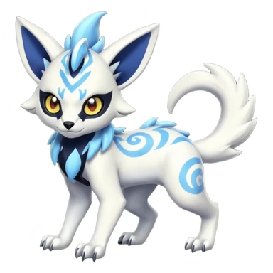 Genet-Absol-Zeraora-Primagen-fusion-creature  sticker