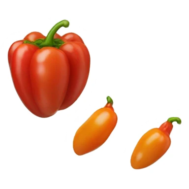 Rocoto rojo arequipeño feliz con cara real sticker