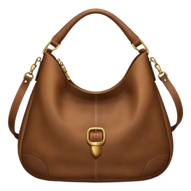 Brown hobo bag  sticker