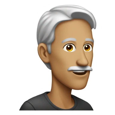 guy with long nose sticker