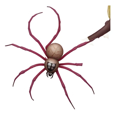 Cherry blossom little spider sticker