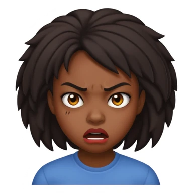 tsion angry black girl ragebait sticker