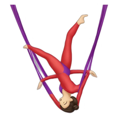 Aerial silks sticker