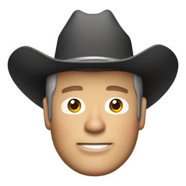 william shatner Kirk Wearing a Cowboy Hat sticker