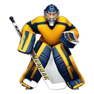 hockey-goalie sticker