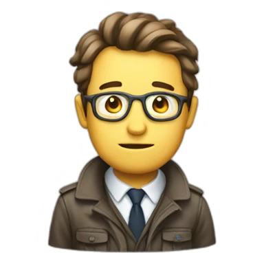 Crazy investigator sticker